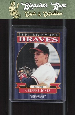 1993 Bleacher Bums Richmond Braves SP Chipper Jones