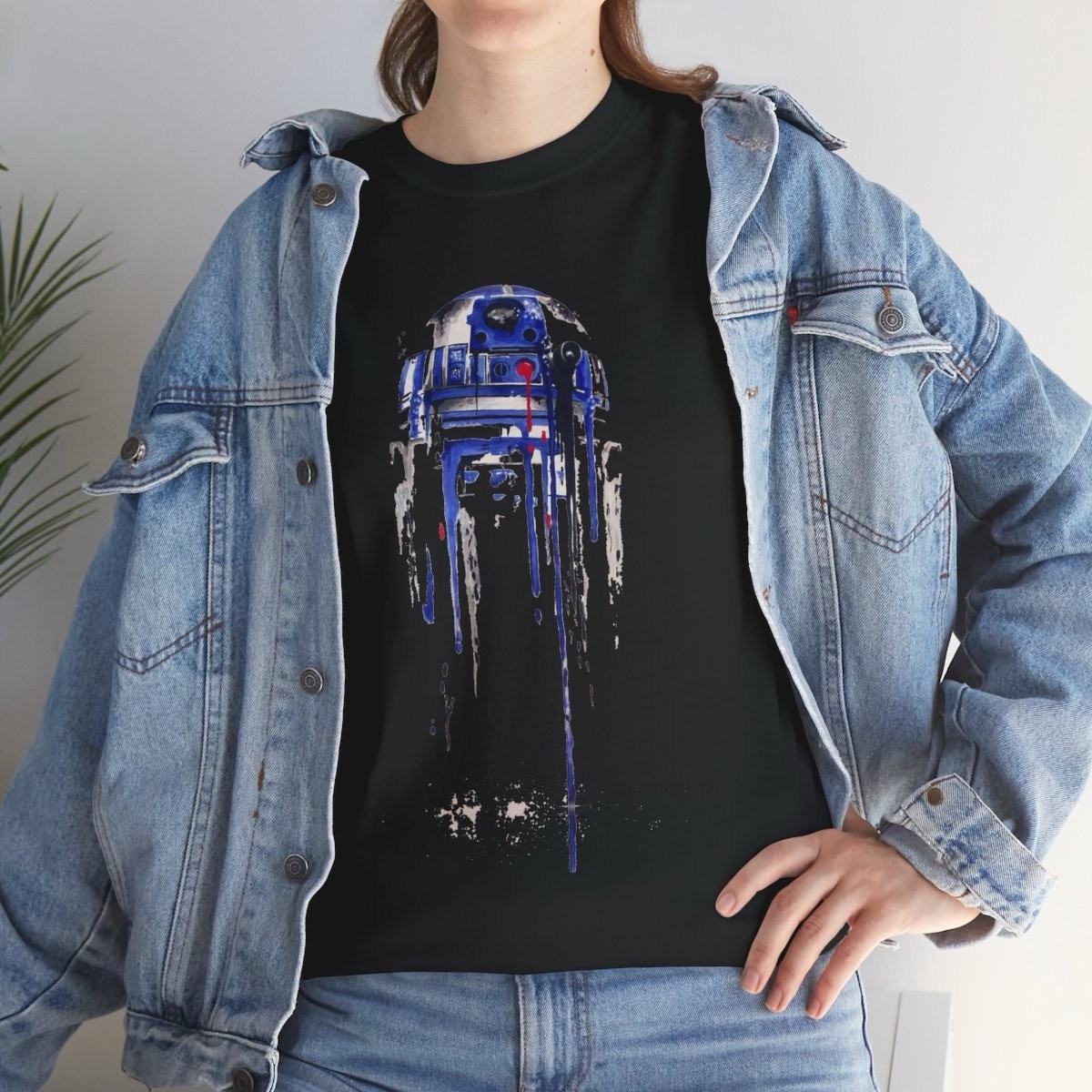 Camiseta R2D2 Star Wars - Camiseta Premium Unisex para Adultos, Regalo Arte Ciencia Ficción