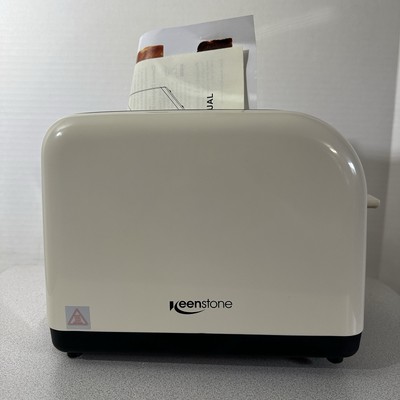 Keenstone T-35AU 2 Slice Beige Retro Electric Toaster Bagel Bread 