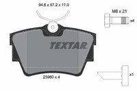 Textar Bremsbelagsatz, Scheibenbremse 2398001 FüR Fiat Nissan Opel Renault