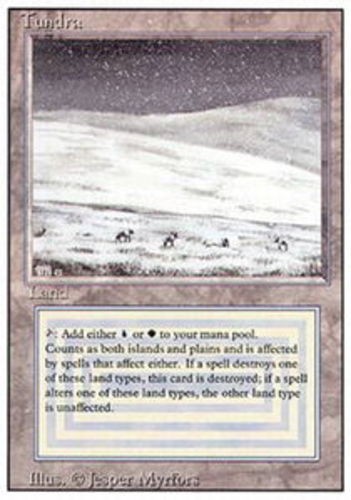 MTG Tundra 英語　リバイズド MTG Tundra, Damaged, English Revised Edition | eBay