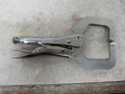 IRWIN VISE GRIP 6 Inch C Clamp Hardware Vise with One Hand Locking Mechanism