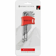PB Swiss Tools PB 212.DH-10 CN Hex Key L-Wrenches, Set 9 Pcs