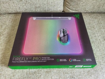 Razer Firefly V2 Pro Phantom White Edition RGB Gaming Mousepad