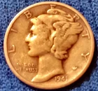 1941 Mercury Dime 90% silver Age85 over time G became a C is KM#140 MR.Bean chat