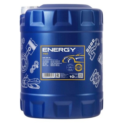 5W-30 Motoröl 10 Liter MANNOL Energy 5W30 VW 502.00 505.00 ACEA A3 B3 MB 229.3