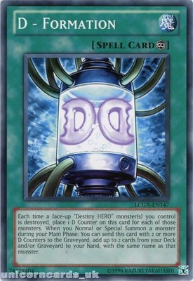 D - Formation - LCGX-EN147 - Common - Unlimited Edition - Moderately Played