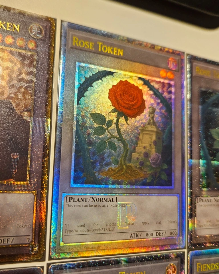 Rose Token - Edison Format - Custom Made Yu-Gi-Oh! Token - not official! - Image 2 of 3
