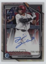 2024 Bowman Draft Chrome Prospect Refractor /499 Ivan Luciano #CPA-IL Auto 0rd2