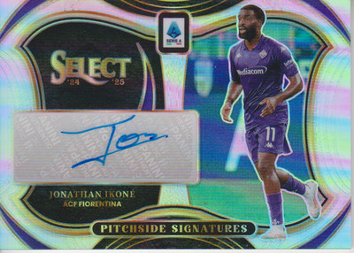 2024-25 Select Serie A Pitchside Signatures Jonathan Ikone - Fiorentina