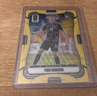 2026 Panini Prizm FIFA World Cup Soccer Finn Surman Yellow Wave Rookie #74/180
