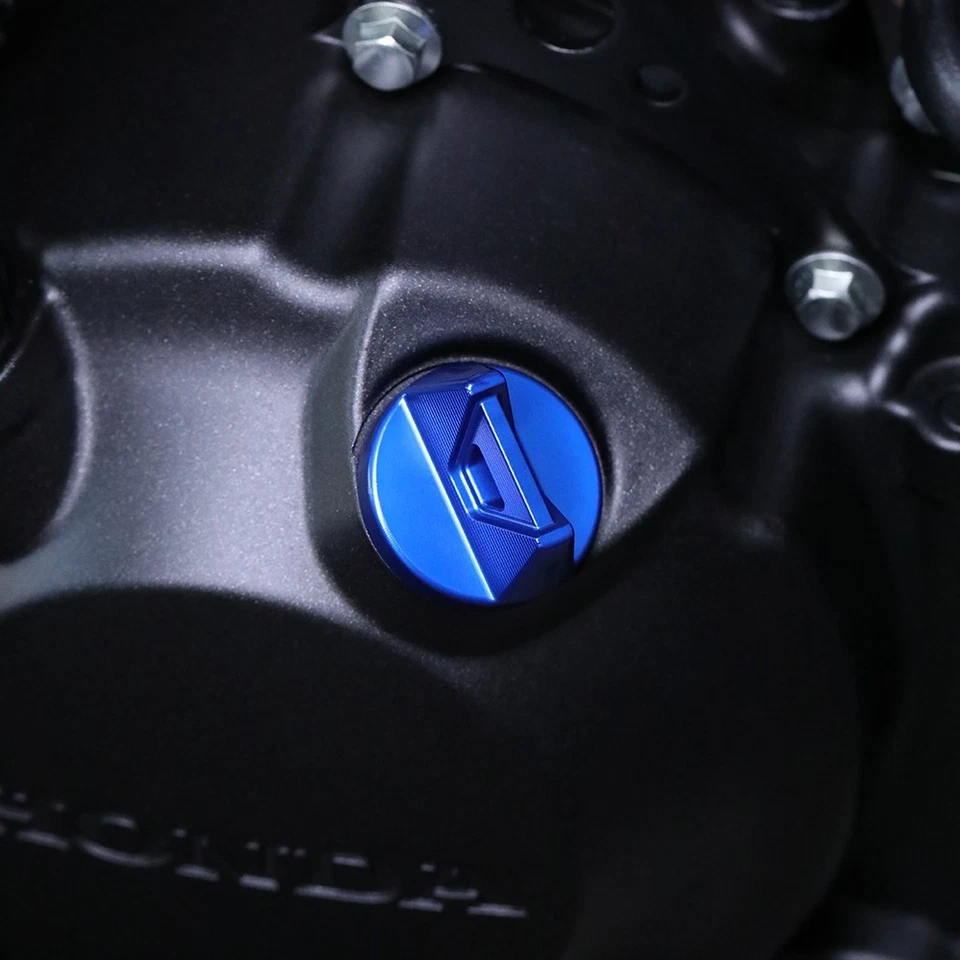 Tornillo de cubierta de tapón de filtro de aceite de motor para Yamaha YZF R1 1998-2022 2023 2024 2025 Foto 3 de 4