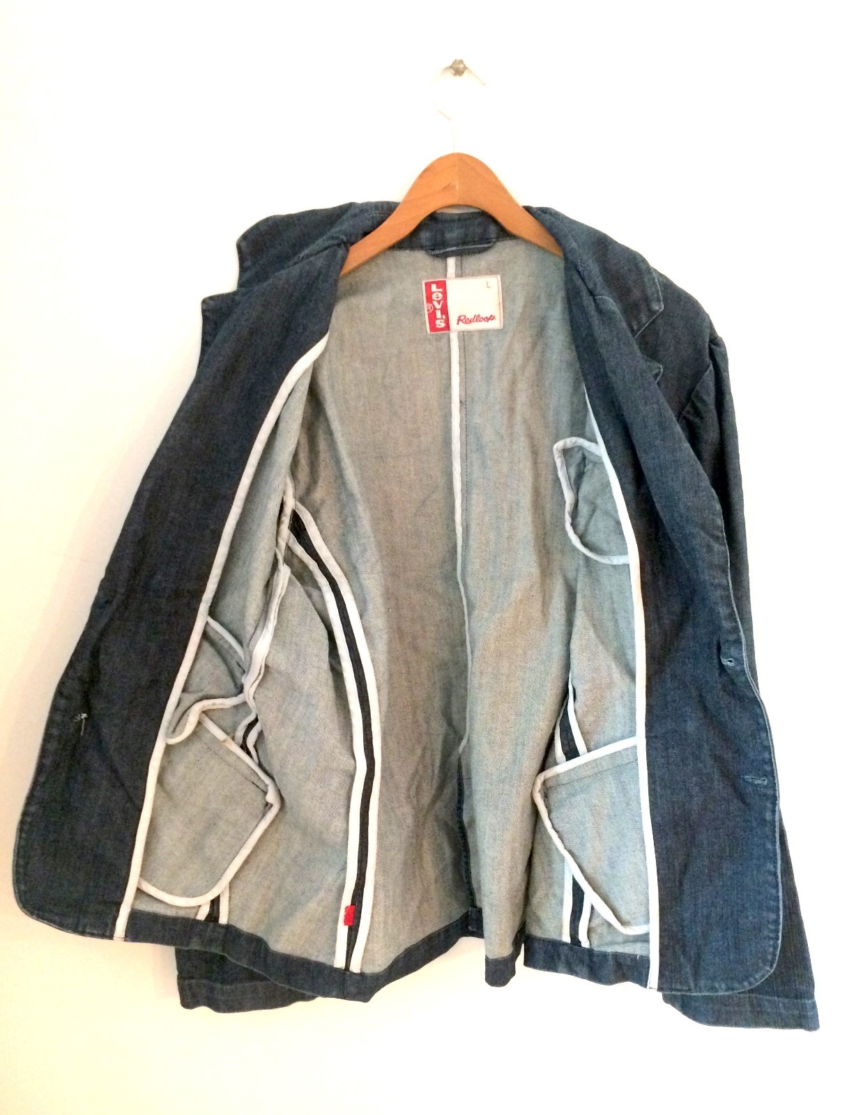 Levis redloop unusual denim 2 button jacket, work… - image 12