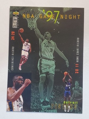 1997-98 Collector's Choice #163 Grant Hill/Joe Dumars/T. Ratliff/Lindsey Hunter