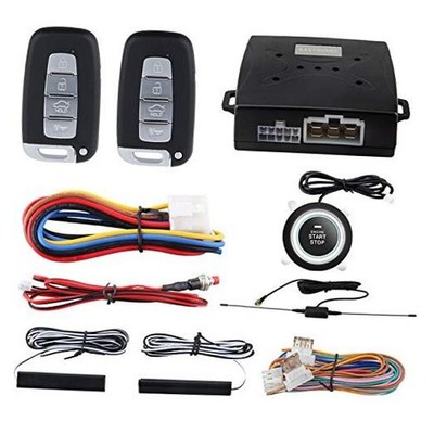  EC003N-K-1 PKE Car Alarm System Proximity Lock Unlock Push Button Start 