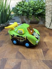    VTech Smart Point Go Go Smart Wheels Racer 1 Green Yellow Race Car Works - G3