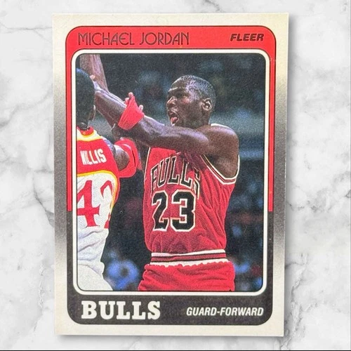 Fleer 1988-89 Michael Jordan Base Set #17/132 Chicago Bulls CLEAN