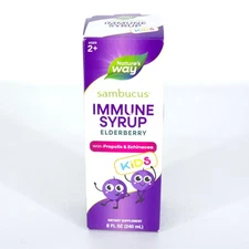 Nature's Way Sambucus Immune Syrup Kids Elderberry 8 fl oz EXP 07/2026 Sealed