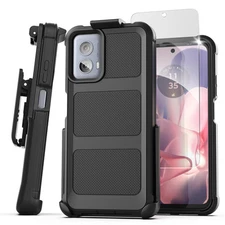 Falcon Case with Holster for Motorola Moto G Power (2024)