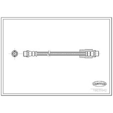 2x Bremsschlauch vorne für Audi A4 B6 8E2 8E5 8H7 B7 8HE | 24649122