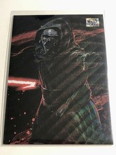 2025 Topps Chrome Star Wars Galaxy 47/99 Kylo Ren Wave Refractor FTD-1