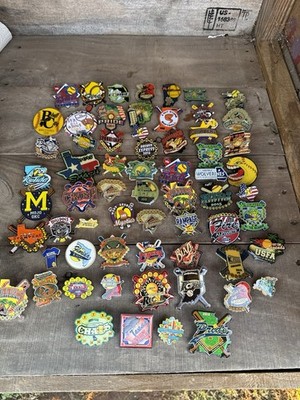 Lot of 64 Girls Fast Pitch Softball Team Trading Fastpitch Pinback Pins
