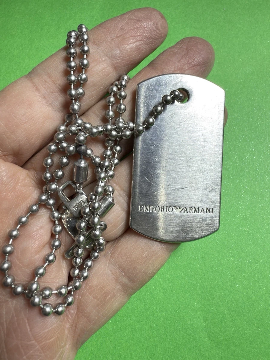Emporio Armani Silver Jewelry for Men for sale | eBay