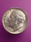 1952-P Roosevelt Dime Brilliant AU Philadelphia Silver 10c Free Shipping!
