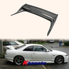 For 95-98 NissanSkyline R33 GTR/GTS GTR OE Style Rear Spoiler Carbon Trunk Wing 
