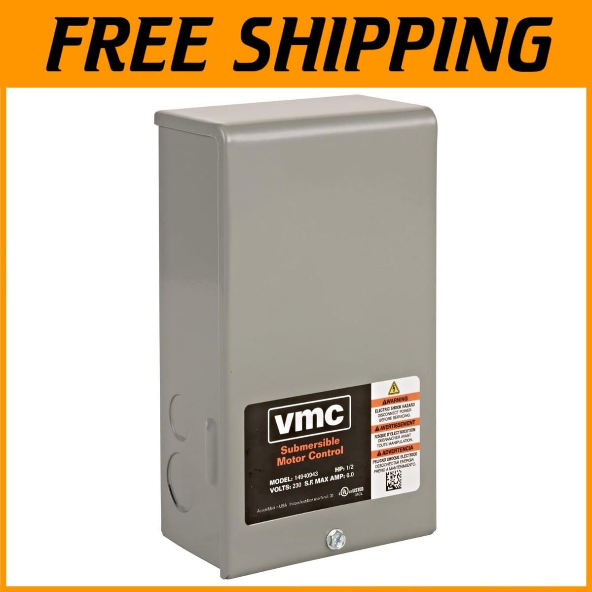 Well Pump Control Box with Thermal Protection | eBay