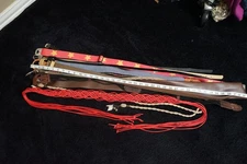 Mixed lot of vintage and other belts sizes vary medium and large there may more