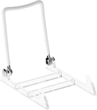 1PL Adjustable Wire & Acrylic Easels, 2.75" W x 3.5" H with 3" Ledge,...