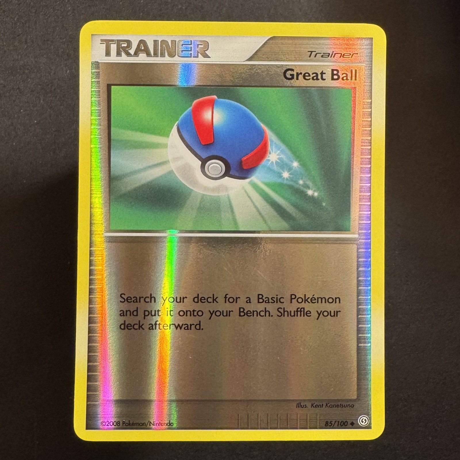 Great Ball - 85/100 - Stormfront - Pokemon - Uncommon - Damaged