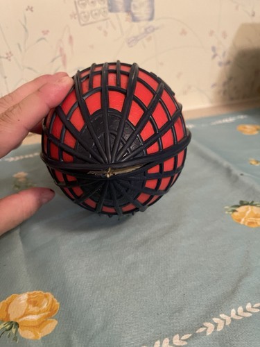2006 NERF Spider-Man Web Grip Football Marvel Hasbro 8" Red Black Collectible - Picture 3 of 6