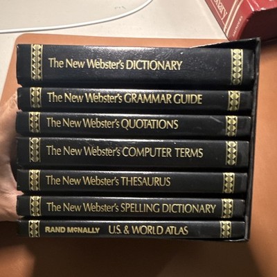 The New Webster's Library Of Practical Information Box Set of 7 Reference Books