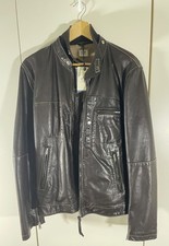 CP Company 500 MIGLIA Giacca in pelle con cappuccio occhiali da aviatore taglia L - Vintage