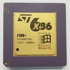 Processeur CPU ST ST6x86P166 +Douille 7 133mhz 3.52v Vintage