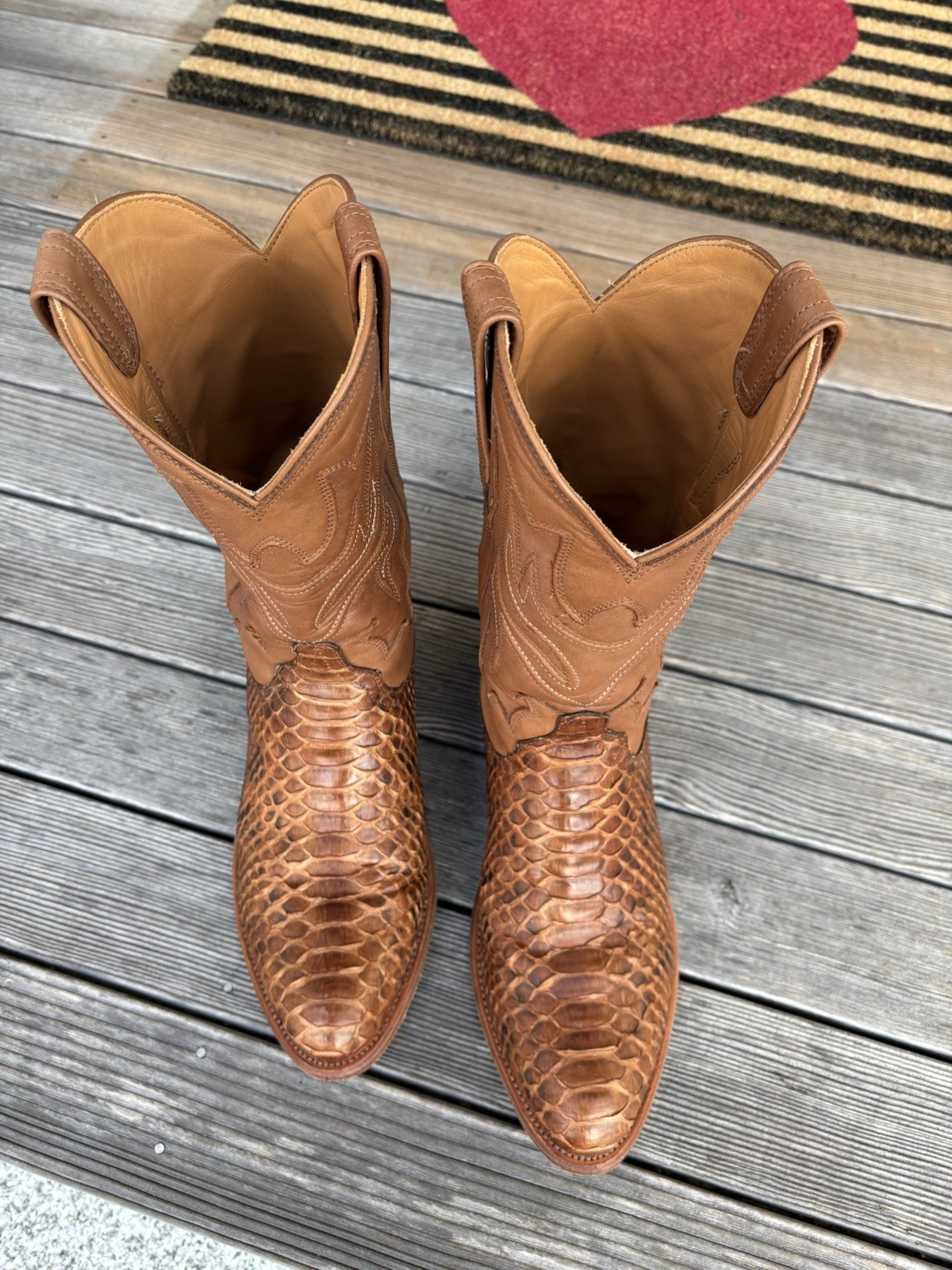 Tecovas THE BARTON Python Limited Edition 9 D In … - image 1