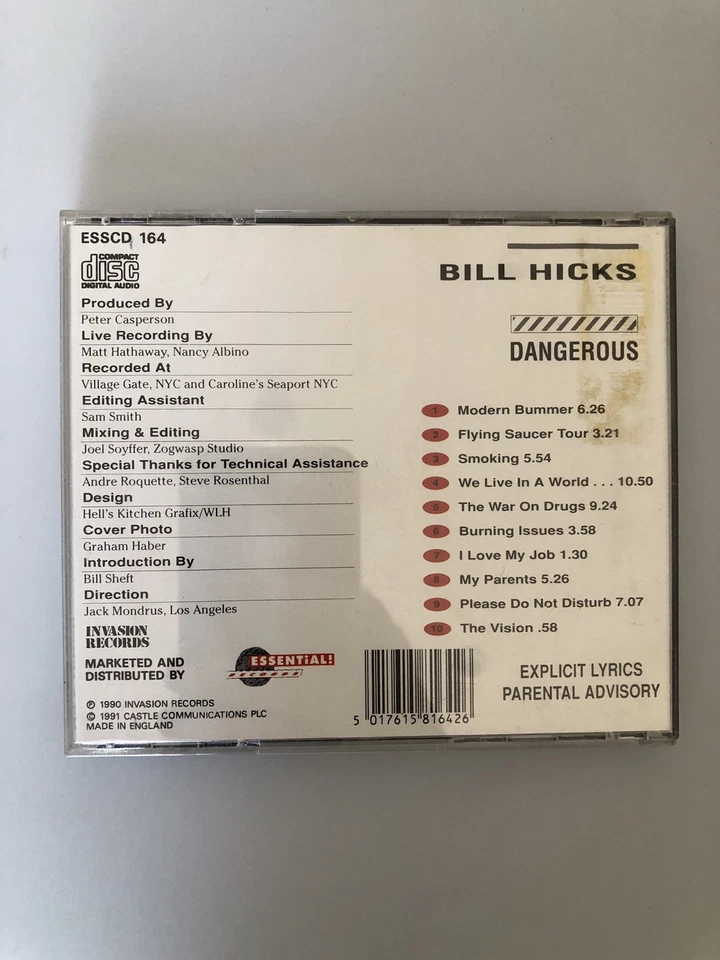 Bill Hicks – Dangerous ST-K313 - Bild 2 von 2