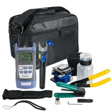 Fiber Optic FTTH Tool Kit FC-6S Cutter Cleaver Optical Power Meter Visual Device