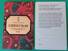 TARJETA CATADORA STARBUCKS 2025 "TARJETA NAVIDAD" NUEVA 🎄 GRAN PRECIO 🎁 GRAN PRECIO