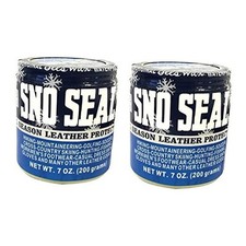 Atsko Sno-Seal Original Beeswax Waterproofing 7 Ounce Pack of 2 Pack of 2