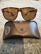 Ray-Ban RB 4147 710/57 Tortoise Shell Square Sunglasses Brown Polarized Plastic
