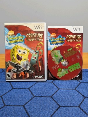 SpongeBob SquarePants: Creature from the Krusty Krab (Wii, 2006) Tested CIB