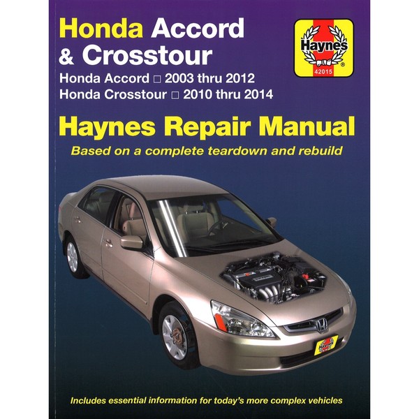 Honda Accord Crosstour 2003-2014 Reparaturanleitung Haynes-image