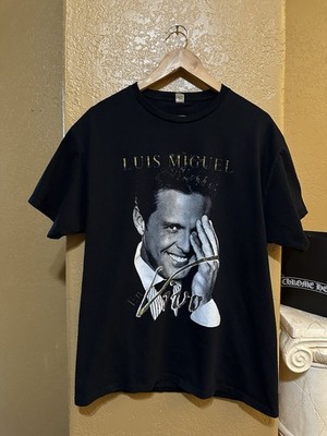 RARE LUIS MIGUEL Official Men's ''En Vivo'' Tour Dates T-Shirt Size L