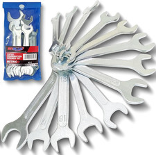 Super-thin Open End Wrench Set Metric 13-piece 7mm To 24mm Ultra-slim Design Super-thin Open End Wrench Set Metric 13-piece 7mm To 24mm Ultra-slim Design