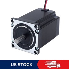STEPPERONLINE Nema 23 Stepper Motor 1.9Nm 269oz.in 2.8A 76.5mm 8mm Shaft CNC
