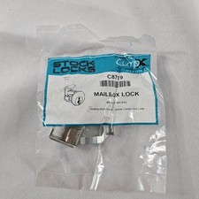 CompX National C8719 Mail Box Lock Multi Cam Bright Nickel With 2 Keys NEW