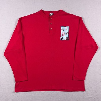 VTG San Francisco Symphony Henley Mens XL 1997 Visa Asian Tour SFS MTT USA 90s